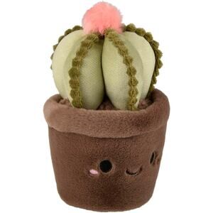 Rhode Island Novelty Plush Succulent Happy Plant Plush Green Cactus EUC
